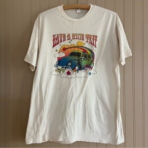 Have A Nice Trip 100% Cotton T-Shirt From Cannabox Size Large